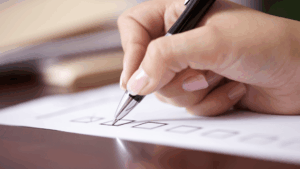 checking a list